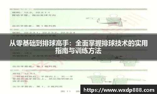 从零基础到排球高手：全面掌握排球技术的实用指南与训练方法